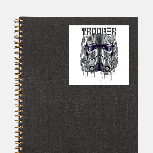 GLITCHTROOPER-None-Glossy-Sticker-silentOp