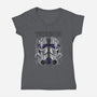 GLITCHTROOPER-Womens-V-Neck-Tee-silentOp