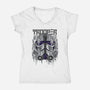 GLITCHTROOPER-Womens-V-Neck-Tee-silentOp