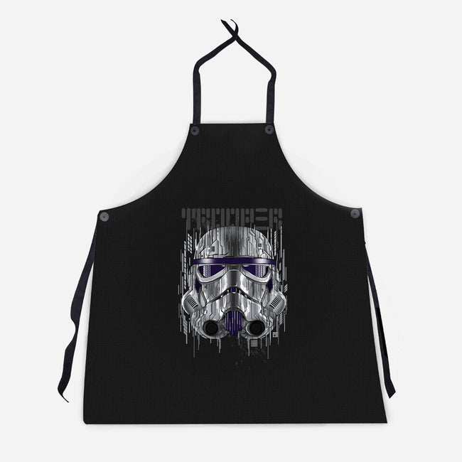 GLITCHTROOPER-Unisex-Kitchen-Apron-silentOp