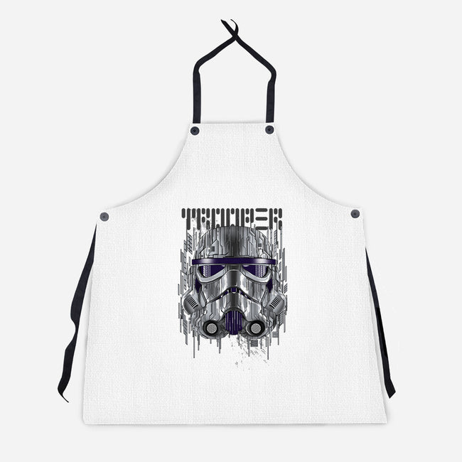 GLITCHTROOPER-Unisex-Kitchen-Apron-silentOp