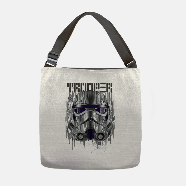 GLITCHTROOPER-None-Adjustable Tote-Bag-silentOp