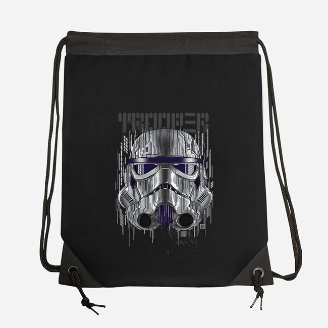GLITCHTROOPER-None-Drawstring-Bag-silentOp