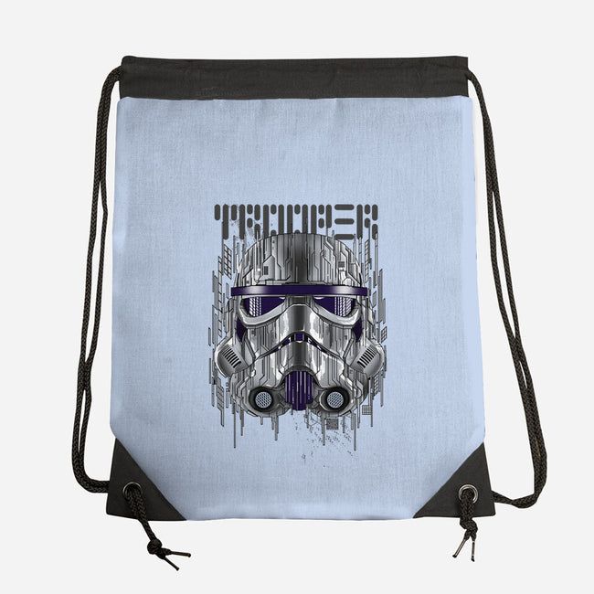 GLITCHTROOPER-None-Drawstring-Bag-silentOp