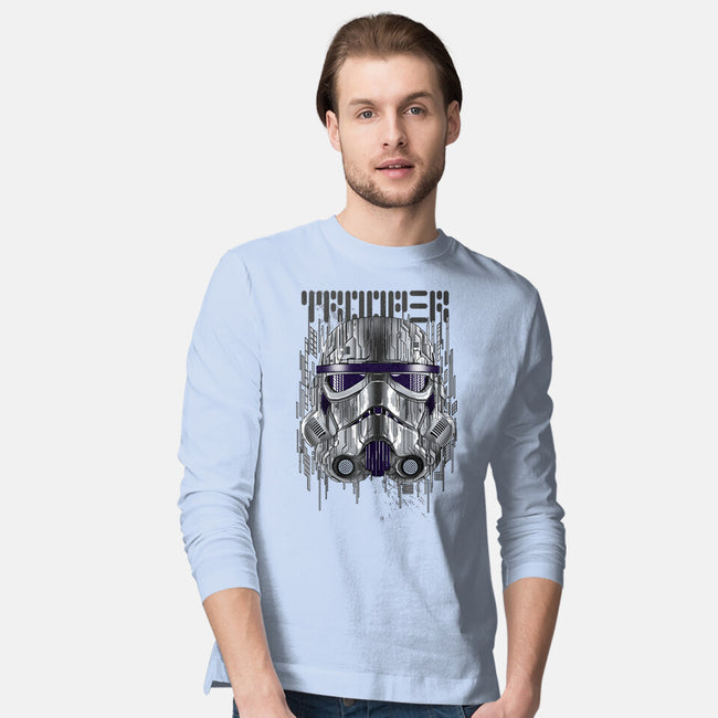 GLITCHTROOPER-Mens-Long Sleeved-Tee-silentOp