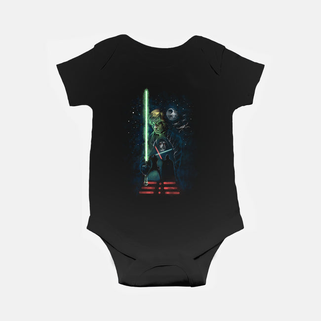 The Power Of The Force-Baby-Basic-Onesie-zascanauta