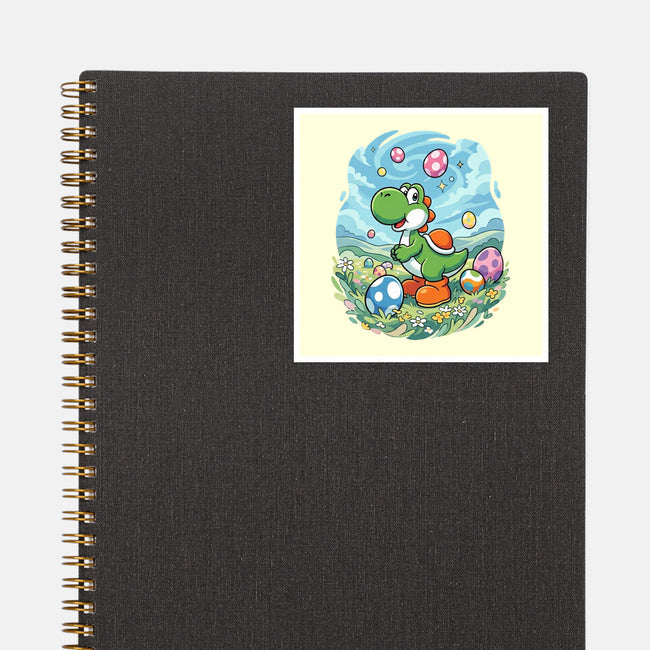 Yoshi Meadow-None-Glossy-Sticker-Millersshoryotombo