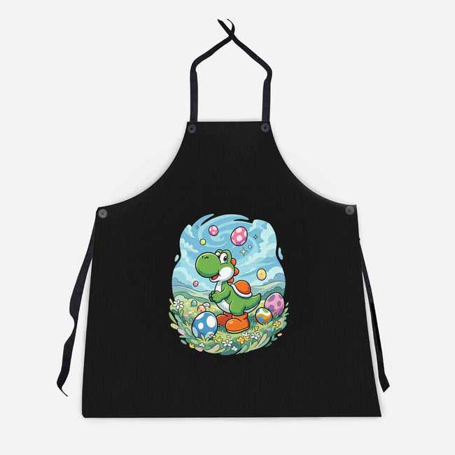 Yoshi Meadow-Unisex-Kitchen-Apron-Millersshoryotombo