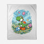 Yoshi Meadow-None-Fleece-Blanket-Millersshoryotombo