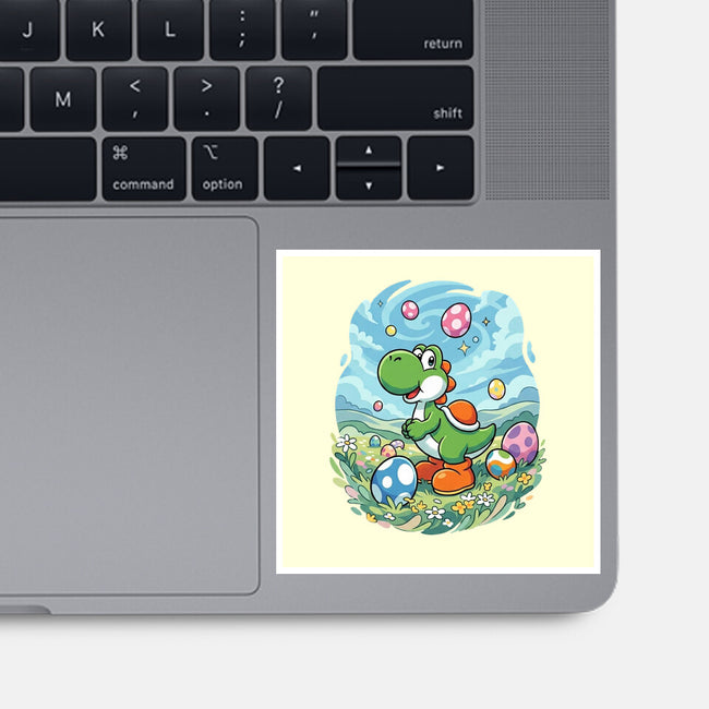 Yoshi Meadow-None-Glossy-Sticker-Millersshoryotombo