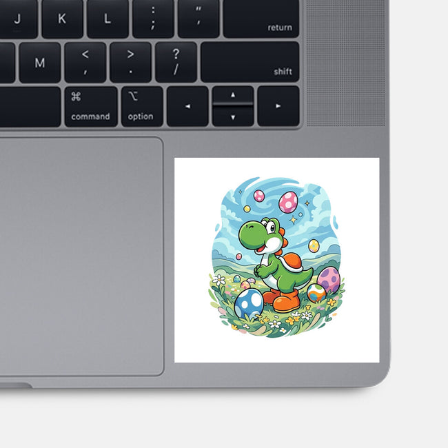 Yoshi Meadow-None-Glossy-Sticker-Millersshoryotombo
