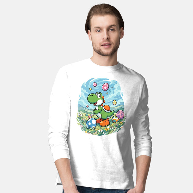 Yoshi Meadow-Mens-Long Sleeved-Tee-Millersshoryotombo