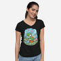 Yoshi Meadow-Womens-V-Neck-Tee-Millersshoryotombo