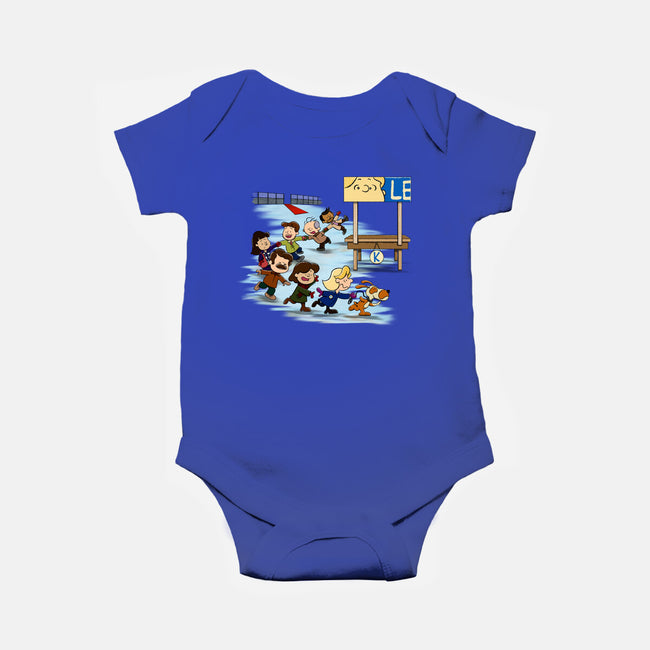 Get On Your Feet-Baby-Basic-Onesie-DrawnByBryan