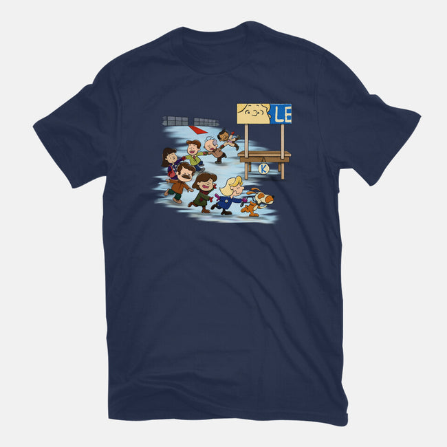 Get On Your Feet-Womens-Basic-Tee-DrawnByBryan