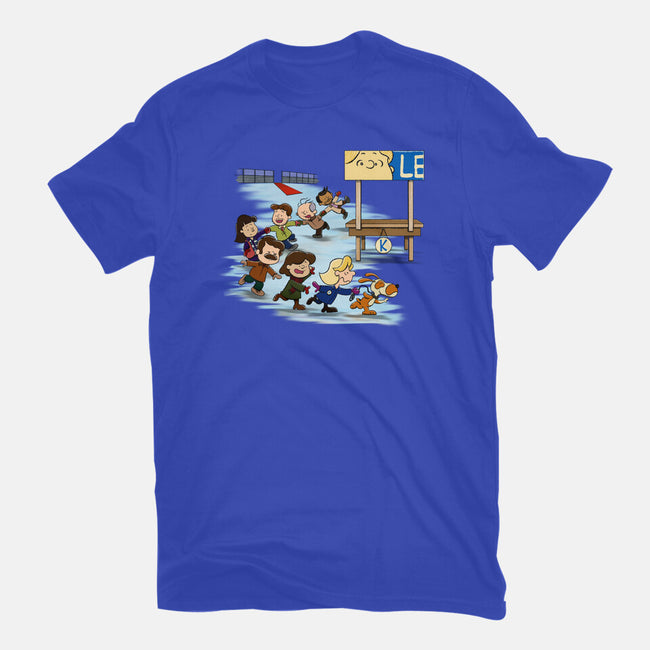 Get On Your Feet-Mens-Basic-Tee-DrawnByBryan