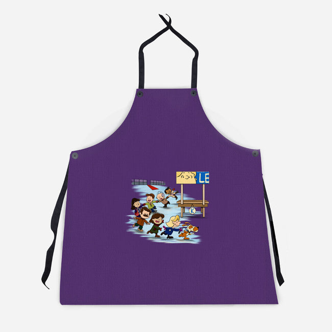 Get On Your Feet-Unisex-Kitchen-Apron-DrawnByBryan