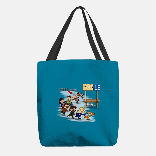 Get On Your Feet-None-Basic Tote-Bag-DrawnByBryan