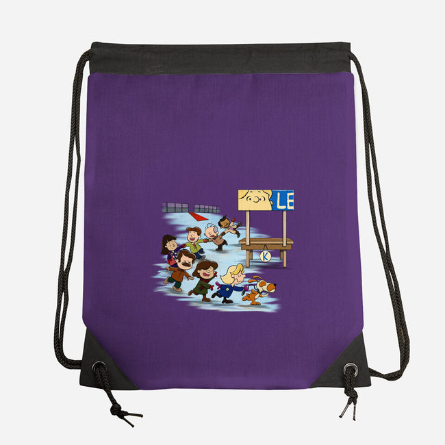Get On Your Feet-None-Drawstring-Bag-DrawnByBryan