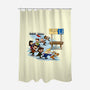 Get On Your Feet-None-Polyester-Shower Curtain-DrawnByBryan