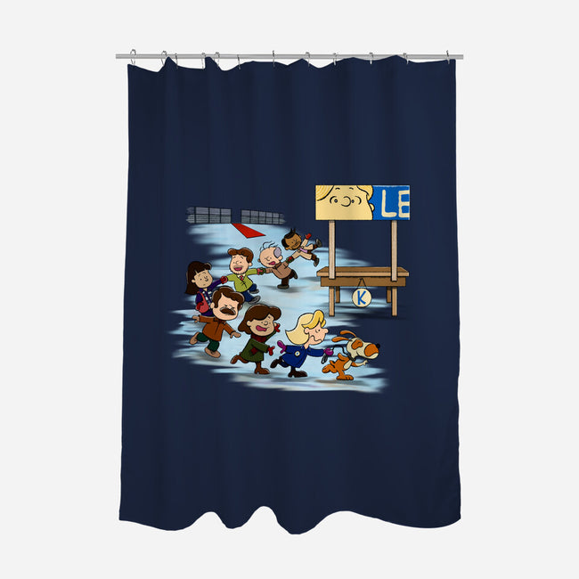 Get On Your Feet-None-Polyester-Shower Curtain-DrawnByBryan