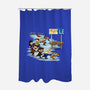 Get On Your Feet-None-Polyester-Shower Curtain-DrawnByBryan