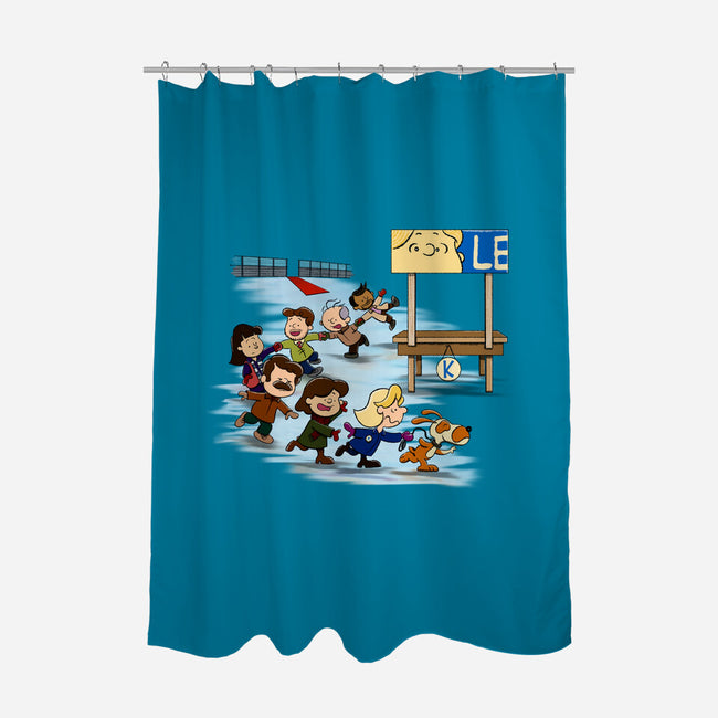 Get On Your Feet-None-Polyester-Shower Curtain-DrawnByBryan
