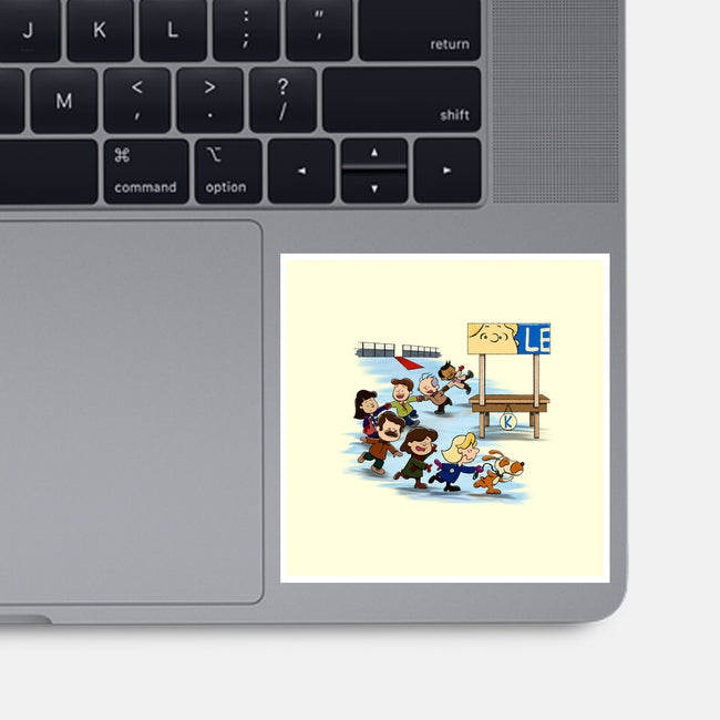 Get On Your Feet-None-Glossy-Sticker-DrawnByBryan