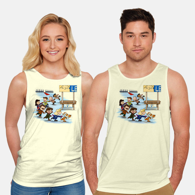 Get On Your Feet-Unisex-Basic-Tank-DrawnByBryan
