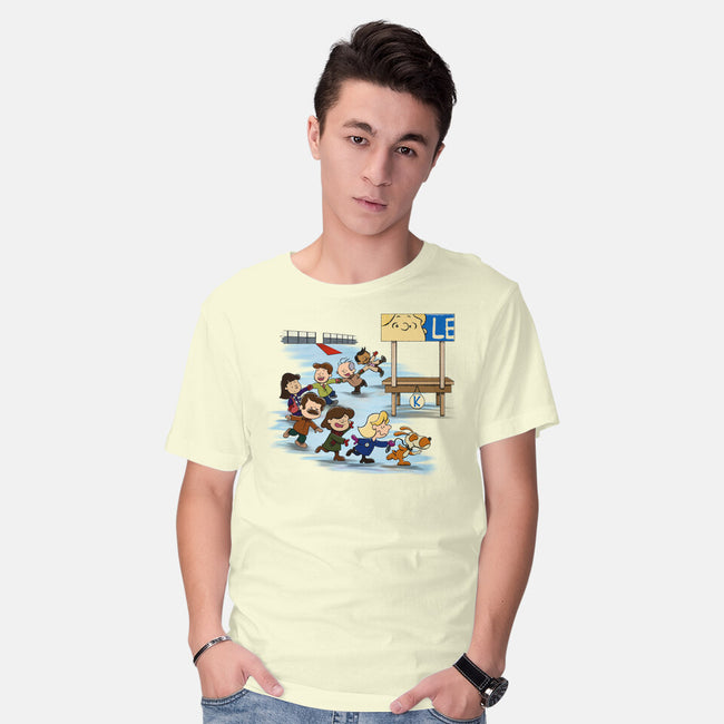 Get On Your Feet-Mens-Basic-Tee-DrawnByBryan