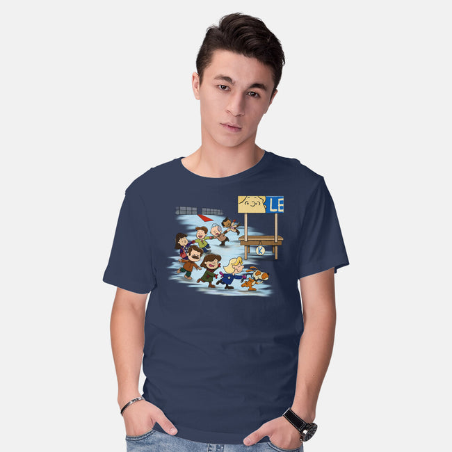 Get On Your Feet-Mens-Basic-Tee-DrawnByBryan