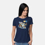 Get On Your Feet-Womens-Basic-Tee-DrawnByBryan