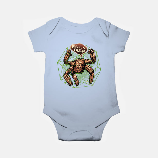 Fist My Bump Time-Baby-Basic-Onesie-glitchygorilla