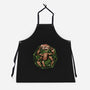 Fist My Bump Time-Unisex-Kitchen-Apron-glitchygorilla