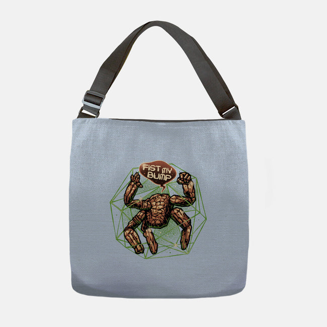 Fist My Bump Time-None-Adjustable Tote-Bag-glitchygorilla