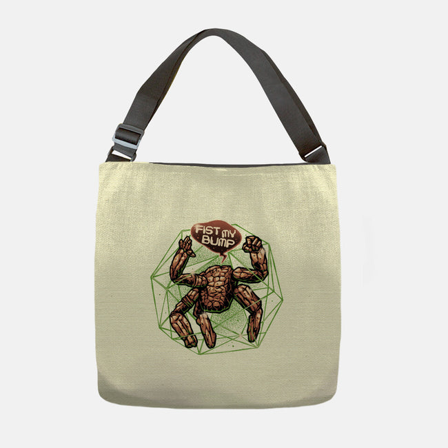 Fist My Bump Time-None-Adjustable Tote-Bag-glitchygorilla