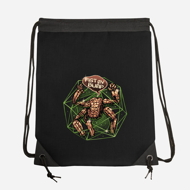 Fist My Bump Time-None-Drawstring-Bag-glitchygorilla