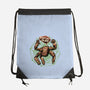 Fist My Bump Time-None-Drawstring-Bag-glitchygorilla