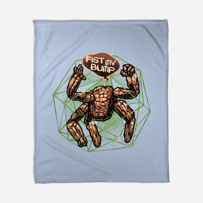 Fist My Bump Time-None-Fleece-Blanket-glitchygorilla