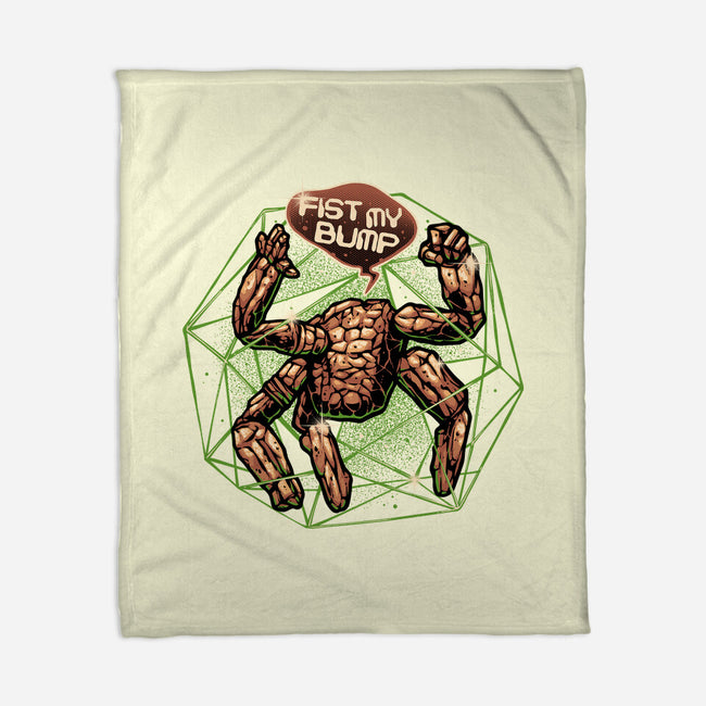 Fist My Bump Time-None-Fleece-Blanket-glitchygorilla