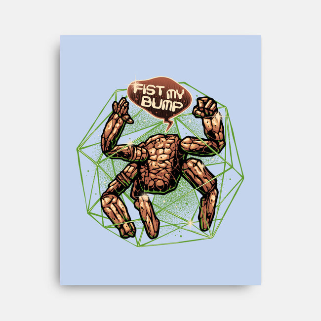 Fist My Bump Time-None-Stretched-Canvas-glitchygorilla