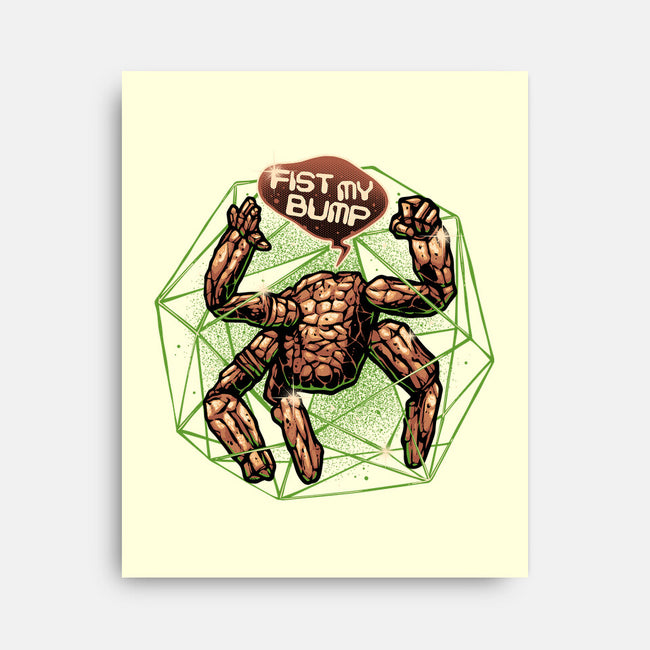 Fist My Bump Time-None-Stretched-Canvas-glitchygorilla