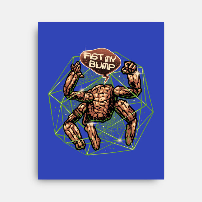 Fist My Bump Time-None-Stretched-Canvas-glitchygorilla