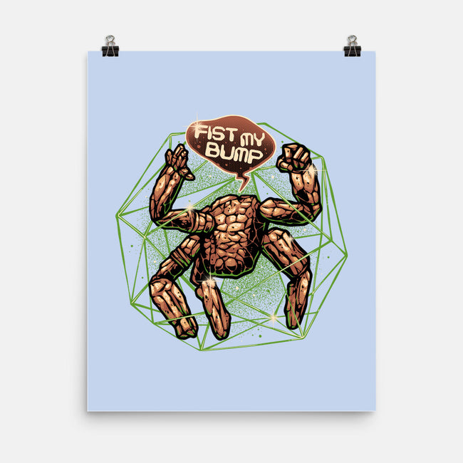 Fist My Bump Time-None-Matte-Poster-glitchygorilla