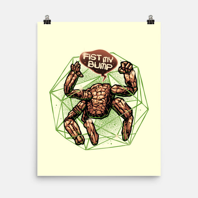 Fist My Bump Time-None-Matte-Poster-glitchygorilla