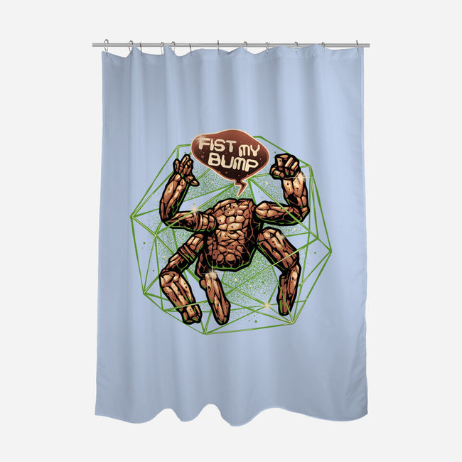 Fist My Bump Time-None-Polyester-Shower Curtain-glitchygorilla