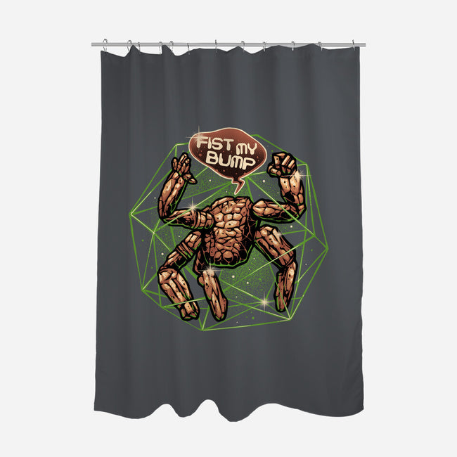 Fist My Bump Time-None-Polyester-Shower Curtain-glitchygorilla
