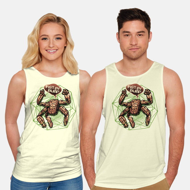 Fist My Bump Time-Unisex-Basic-Tank-glitchygorilla