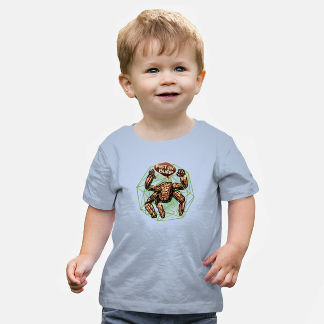 Fist My Bump Time-Baby-Basic-Tee-glitchygorilla