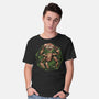Fist My Bump Time-Mens-Basic-Tee-glitchygorilla